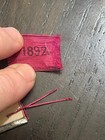 G a r  1892  harrison  Name Badge Photograph Civil War Reunion Memorabilia Rare