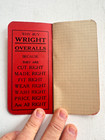 1922 Wright Overalls Advertising Notebook