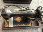 1924 Singer Sewing Machine Model 128 S n G0906838  In Carrying Case  Original
