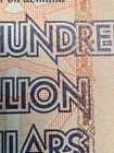 Zimbabwe 100 Trillion Dollars  Rbz Micro-print  Circulated Currency Aa 2008 P-91
