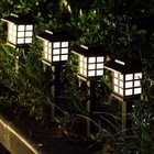 12pack Solar Pathway Lights Outdoor Landscape Solar Waterproof Garden Led Lights