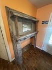 Antique Pre-1900 Fireplace Surround W Double Mantle