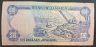 1991 Jamaica 10 Dollars P71d  Dn880897 