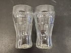 Lot Of 4 Vtg  Coca-cola Libbey Glasses Green   Clear  