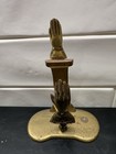 Vtg Brass Letter Holder   Rack   Hand Letter Opener Set - Victorian Hands - 5 5 