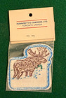 Vintage Fundy National Park Canada Embroidered Travel Patch Moose   New In Wrap