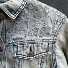Vtg 80s Acid Wash Denim Jacket W  Lace 6x French Toast By Lolly Togs
