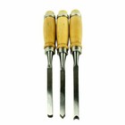 Wood Carving Hand Chisel Tool Set Professional Woodworking Gouges Steel 12 Pcs