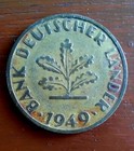  black Friday  Collectors 10 Pfennig 1949 J And F 