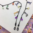 Halloween Glasses Chain  Eyeglasses Necklace  Eyeglass Holder  Witch Boot Charms