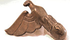 Vintage Rare Find Eagle Finial Solid Brass Antique Architectural Salvage