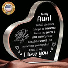 Gifts For Aunt  Aunt Gifts From Niece  Best Auntie Acrylic Keepsake 3 9x3 9inch 