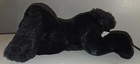 Russ Berrie Plush Dog Thunder 16    Black Cocker Spaniel Stuffed Animal Toy
