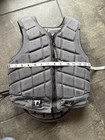 Champion Ti22 Equestrian Body Protector Gray Padded Vest  Child Large tall