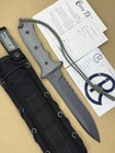      Chris Reeve Green Beret Combat Knife 7  Spear Point Serrated Edge Magnacut