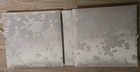 New Vintage White Wedding Photo Album 4 Fold Beaded Satin 400 Photos