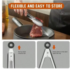 12-inch Stainless Steel Kitchen Tongs  Heat-resistant Food Tongs For Cooking