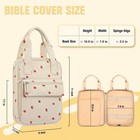 Bible Cover Case Tote Bag Water-resistant Bible Carrying Case For Church Study 