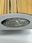 Rolodex V-file Vintage Model V535 Complete With Unused Files Original Zephyr Am