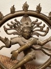 Dancing Shiva Nataraja Statue - Bronze 19th 20th Century Antique