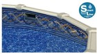 Swimline Rectangular Mystri Beaded 4  Flat Bottom Liner For Use W  Kayak Pools  
