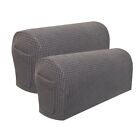 2pcs Sofa Armchair Covers Stretch Chair Arm Protector Armrest Cover  1 Pocket