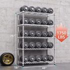 5 Shelf Metal Rack Wire Shelving Units Heavy Duty Storage Shelves 18 x 47 x 72 