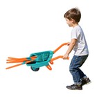 10 Piece Set Of Children s Garden Tool Set - Green Pp Shovels Rake Wheelbarrow