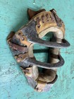 Vintage Baseball Catchers Mask Leather Padded Wire Steel Cage Early 1900s