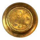 Vintage Brass Handel Wall Plate High Polish Made In England