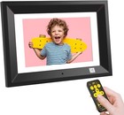 10 1 Inch Wood Digital Picture Frame With Remote Control  Ips Screen Hd Displ   