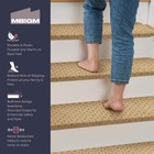 Bullnose Non-slip Stair Treads With Reusable Adhesive  4 Pack  9 5  X 30  Woo   