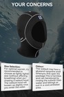 Xuker Neoprene Wetsuit Hood Scuba Diving Hood 5 3mm For Men Women  Diving Cap