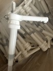  lot Of 50  1 Gallon White Pump Dispenser 38 400 Heavy Duty Ribbed Unlined