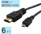 Usa 6 Ft Micro Hdmi To Hdmi 1080p Hd Tv Video Out Cable For Gopro Hd 3 Hero3