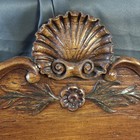 Mcm Wood Style Wall Plaque  Art Nouveau Brown Syroco Inc  Vtg Usa