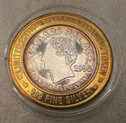 Caesars Palace Limited Edition Ten Dollar Gaming Token  999 Fine Silver