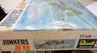 Vintage 1967 Revell Junkers Ju 88 1 72 Scale Model Kit  h-113 130 in Sealed Box 