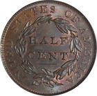 1835 Ms64bn Classic Head Half Cent  Cac  Pcgs 4996136