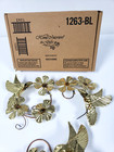 Vintage Home Interiors Brass Cooper Hanging Humming Birds Wall Decor Set Of 3