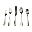 Pottery Barn Classic 18 10 Stainless Steel 5pc  Place Setting By Wallace