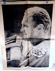 Vintage 1960 s Bobby Hull Chicago American Newspaper Poster Parade Supplement