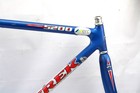 Trek 5200 Oclv Frameset Carbon Road Bike Blue white red 2002 56cm L
