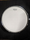 Ludwig Chrome Snare Drum  Black And White Badge