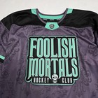 Violent Gentlemen Foolish Mortals Hockey Club 999 Haunted Mansion Jersey Medium