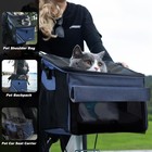 Pet Carrier Bicycle Basket Bag Pet Carrier booster Backpack For Dogs And Cats   