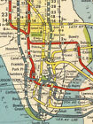 New York City 1951 Subway Map Mta  - 20x36
