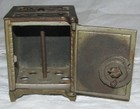 Cast Iron Home Safe Combination Miniature Floor Safe Figural Bank By Kenton   