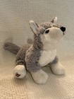 Retired Rare Ganz Webkinz Grey Wolf Plush Animal Hm358 No Code