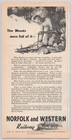 Norfolk Western Railway Coal Transport Victory Industrial Wwii Print Ad 1944